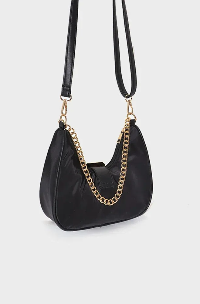 Venus Vintage Buckle Shoulder Bag _ 149521 _ Black sold by Dunns product image thumbnail 2