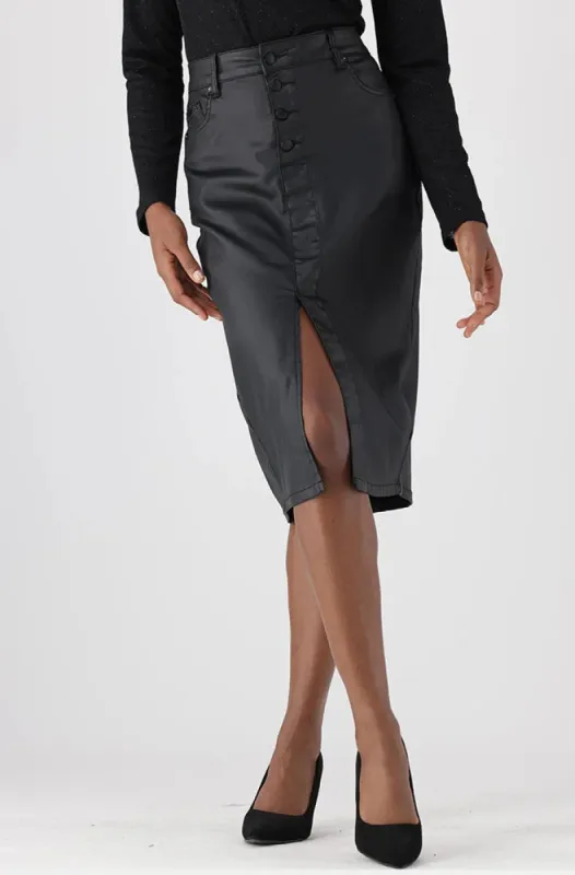 Harmo Coated Skirt _ 149809 _ Black sold by Dunns