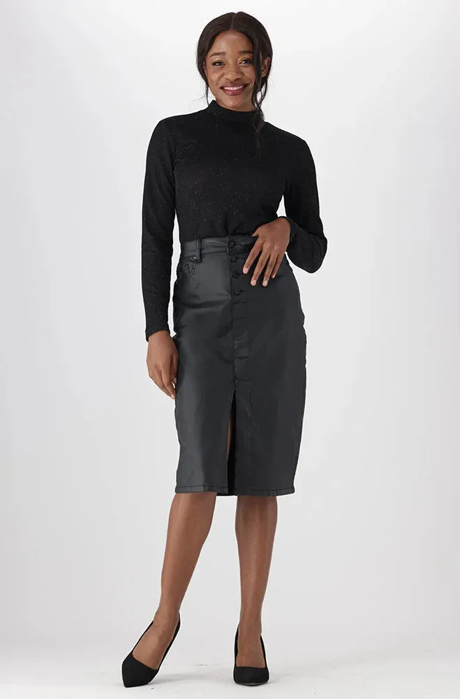 Harmo Coated Skirt _ 149809 _ Black sold by Dunns product image thumbnail 4
