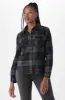 Fara Check Shirt _ 148058 _ Fatigue sold by Dunns