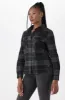 Fara Check Shirt _ 148058 _ Fatigue sold by Dunns