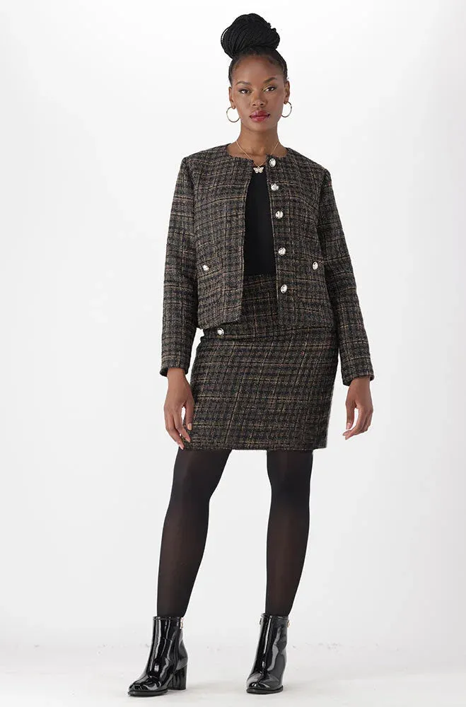 Elsa Suit Skirt _ 148811 _ Black sold by Dunns product image thumbnail 4