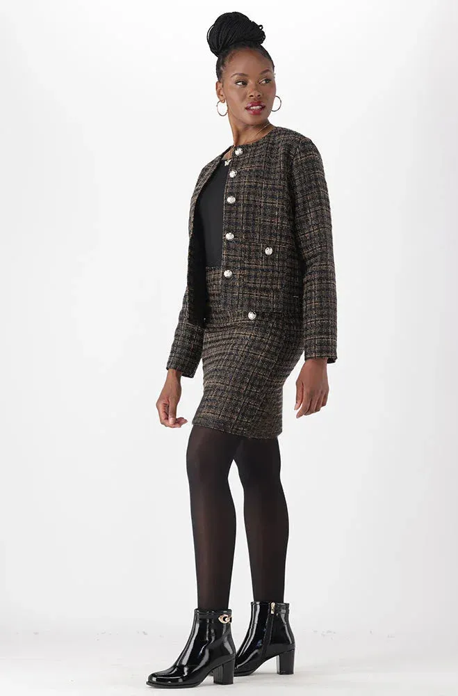 Elsa Suit Skirt _ 148811 _ Black sold by Dunns product image thumbnail 5