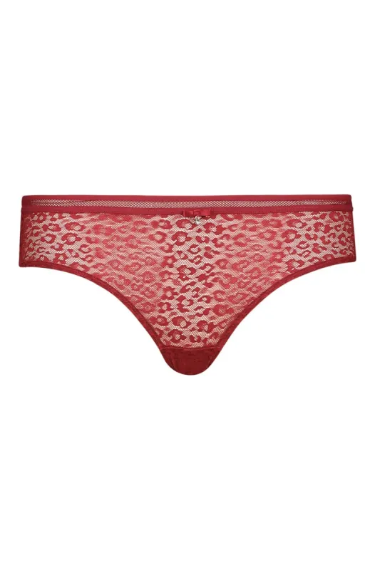 Heartley Lace Bikini _ 146878 _ Red sold by Dunns