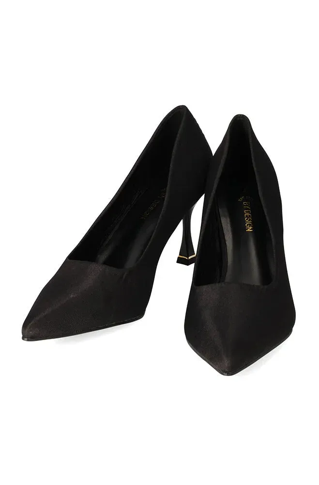 Angel Kitten Heel Court Shoe _ 149225 _ Black sold by Dunns product image thumbnail 3