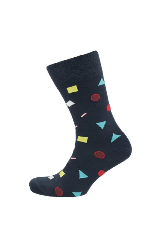 Shapes Single Socks _ 146650 _ Navy sold by Dunns