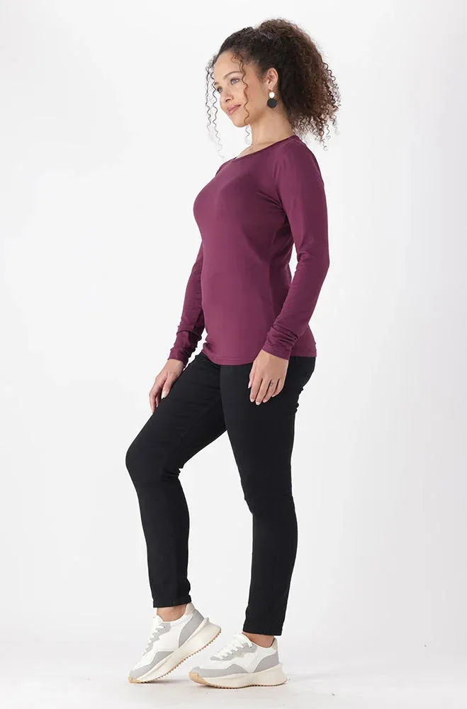 Cleo Crew Neck Tee _ 149117 _ Purple sold by Dunns product image thumbnail 5