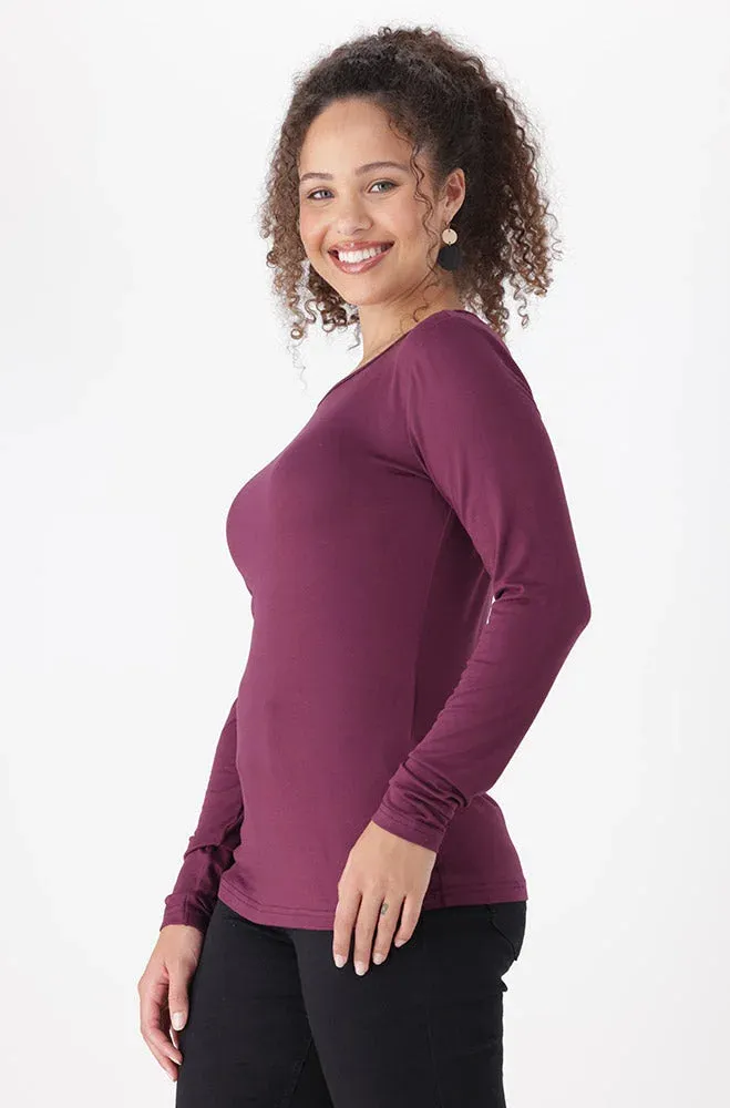 Cleo Crew Neck Tee _ 149117 _ Purple sold by Dunns product image thumbnail 2