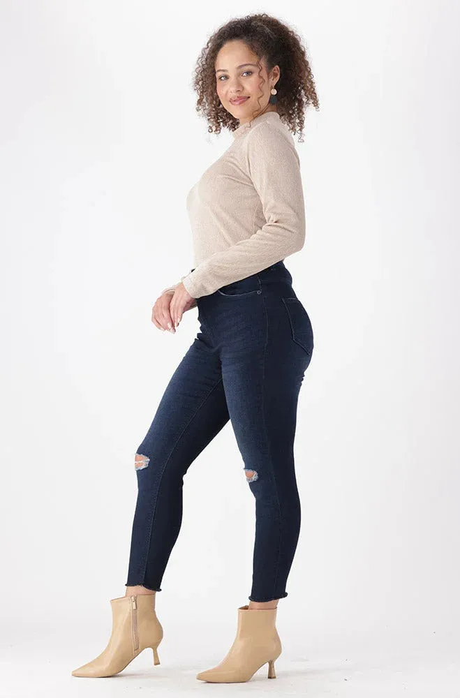 Gloria Turtle Neck Top _ 148364 _ Beige sold by Dunns product image thumbnail 5