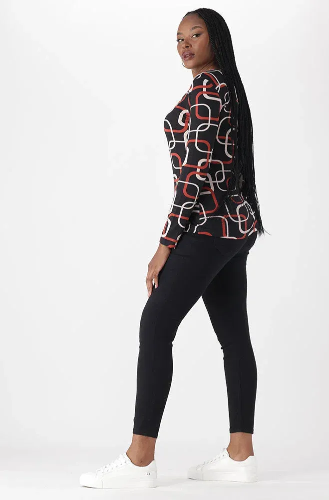 Cleo Printed Top _ 148074 _ Multi sold by Dunns product image thumbnail 5