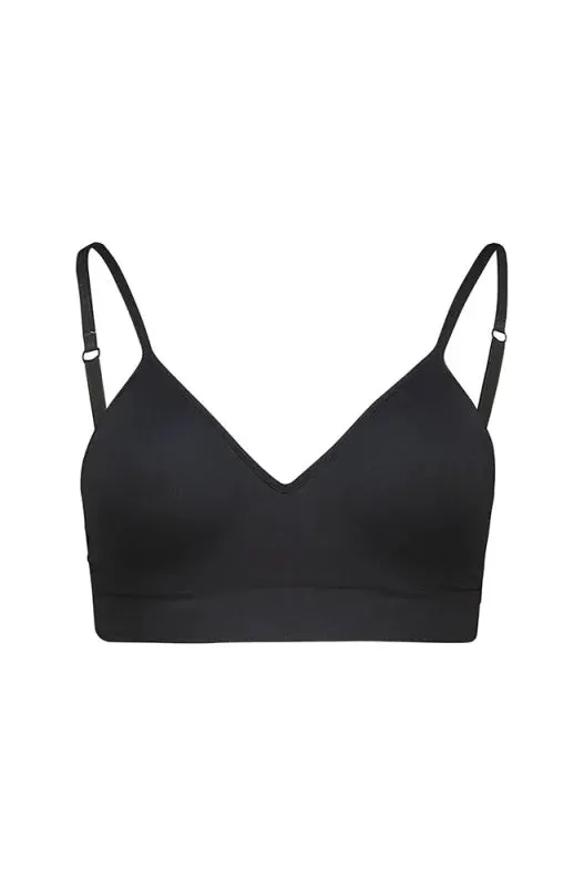 Isla Seamfree Bra Top _ 147626 _ Black sold by Dunns