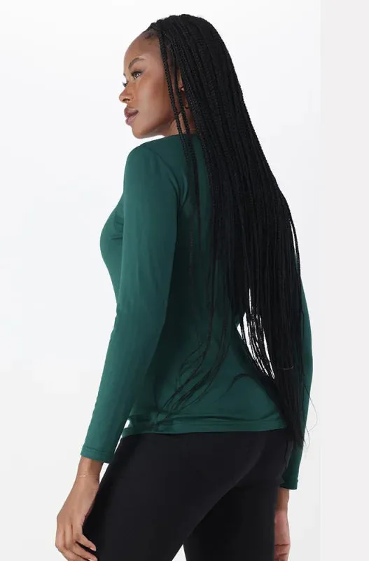 Vayla V Neck Tee _ 149107 _ Green sold by Dunns product image thumbnail 2