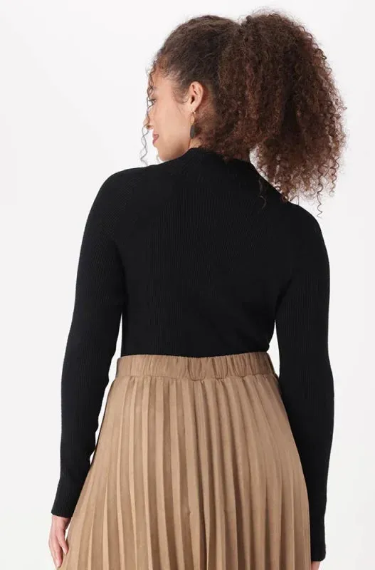 Tyler Rib Turtle Neck Jersey _ 146090 _ Black sold by Dunns product image thumbnail 3