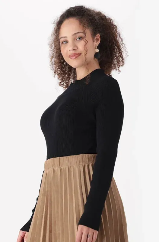 Tyler Rib Turtle Neck Jersey _ 146090 _ Black sold by Dunns product image thumbnail 2