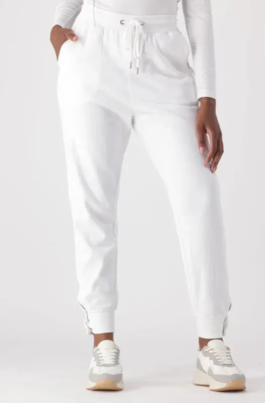 South Side Fleece Jogger _ 145508 _ White sold by Dunns