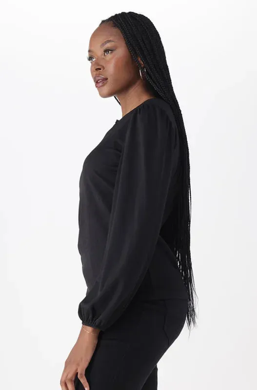 Jessie Keyhole Top _ 148742 _ Black sold by Dunns product image thumbnail 2