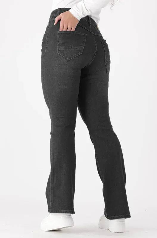 Sarah Bootleg Jeans _ 148475 _ Black sold by Dunns product image thumbnail 2