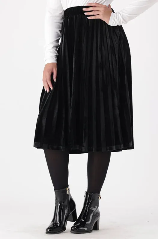 Iris Pleated Skirt _ 148491 _ Black sold by Dunns product image thumbnail 2