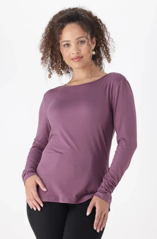 Cleo Crew Neck Tee _ 149082 _ Purple sold by Dunns