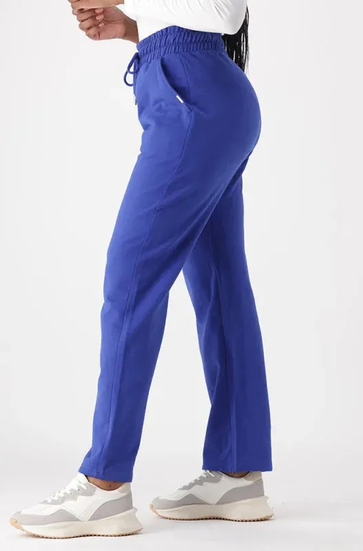 Lucy Fleece Straight Leg Pants _ 145478 _ Cobalt sold by Dunns product image thumbnail 2