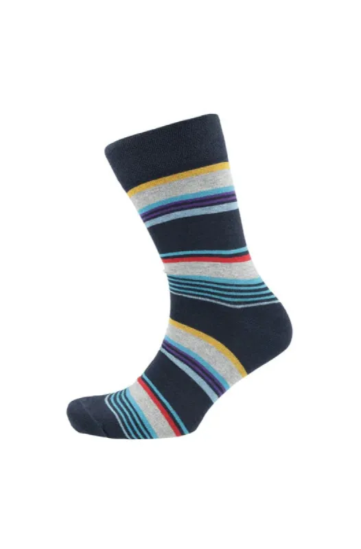 Calvin Single Socks _ 146637 _ Navy sold by Dunns