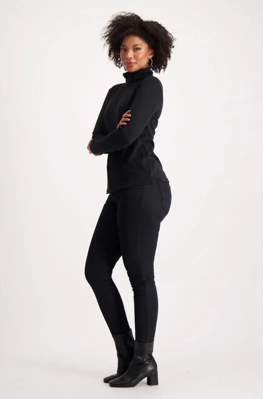 Rehanna Poloneck Top _ 138166 _ Black sold by Dunns product image thumbnail 5