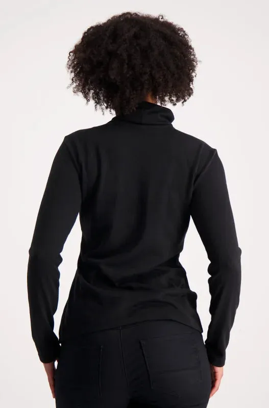 Rehanna Poloneck Top _ 138166 _ Black sold by Dunns product image thumbnail 3