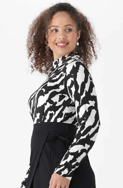 Rehanna Poloneck Top _ 148073 _ Black sold by Dunns product image thumbnail 2
