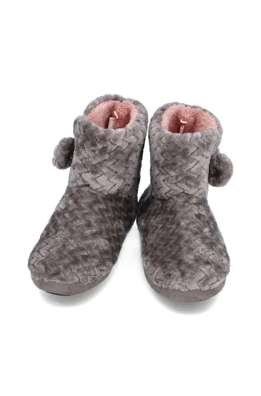 Margie Slipper _ 147381 _ Charcoal sold by Dunns product image thumbnail 3