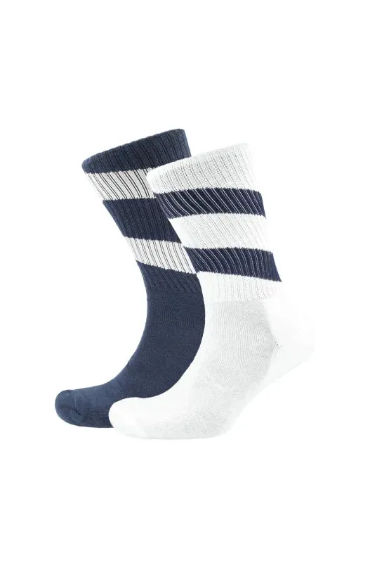 Garry Sport Socks - 2 Pack _ 146610 _ Navy sold by Dunns