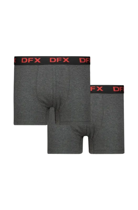Jovian Knit Trunks - 2 Pack _ 146758 _ Charcoal Mel sold by Dunns