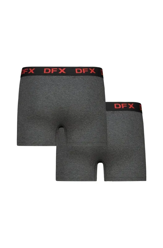 Jovian Knit Trunks - 2 Pack _ 146758 _ Charcoal Mel sold by Dunns product image thumbnail 2