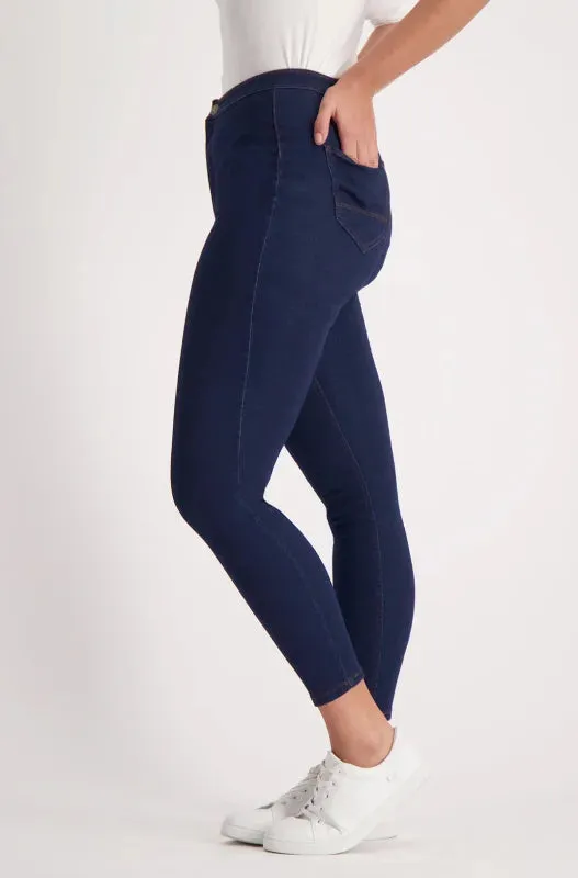 Jessie High Rise Skinny Tube _ 147665 _ Dark Wash sold by Dunns product image thumbnail 4