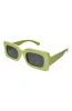 Jenny Rectangle Frame Sunglasses _ 146974 _ Green sold by Dunns