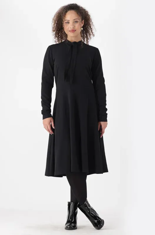 Stefani Belted Fit And Flare Dress _ 148083 _ Black sold by Dunns product image thumbnail 4