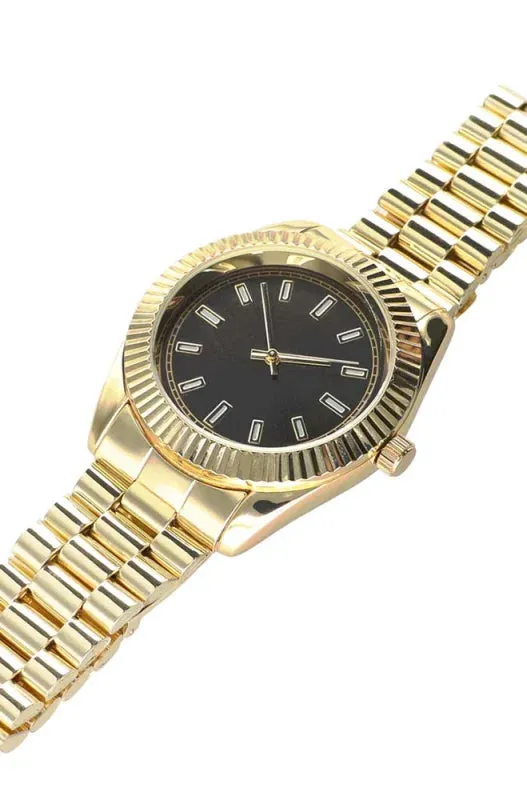 Wrandle Gold Statement Watch _ 145920 _ Gold sold by Dunns product image thumbnail 2