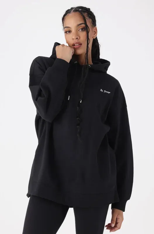 Alora Oversized Fleece Hoodie _ 145463 _ Black sold by Dunns