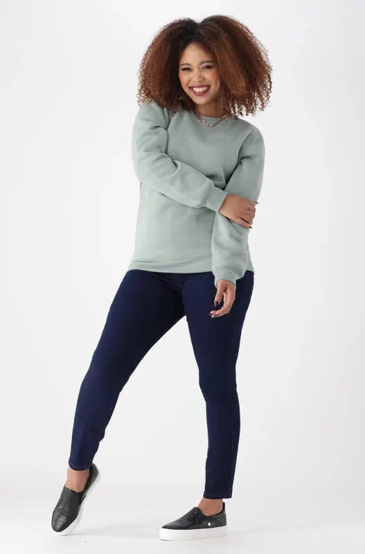 Brooklyn Fleece Crew Neck _ 139292 _ Sage sold by Dunns product image thumbnail 4