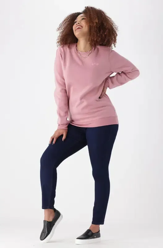 Brooklyn Fleece Crew Neck _ 139293 _ Pink sold by Dunns product image thumbnail 5