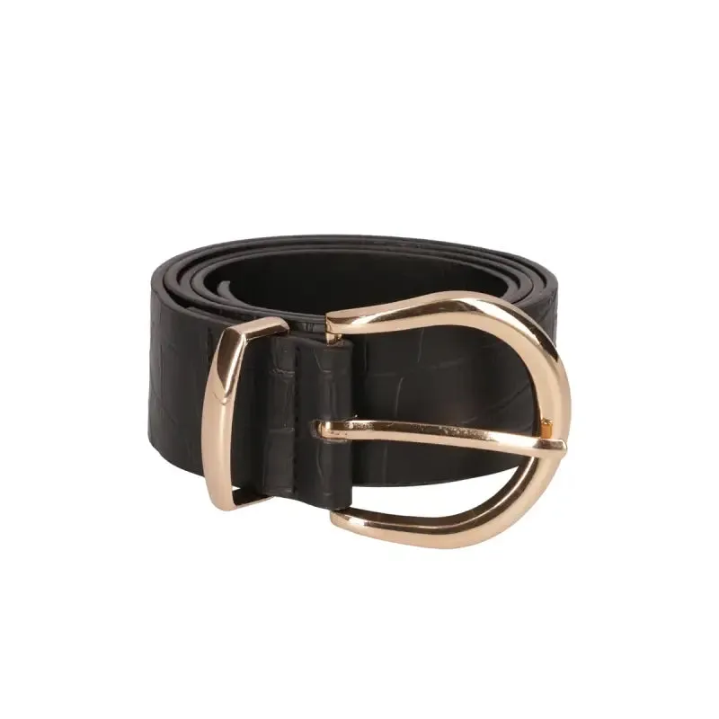 Rosaria Croc Circle Belt _ 118790 _ Black sold by Dunns product image thumbnail 3