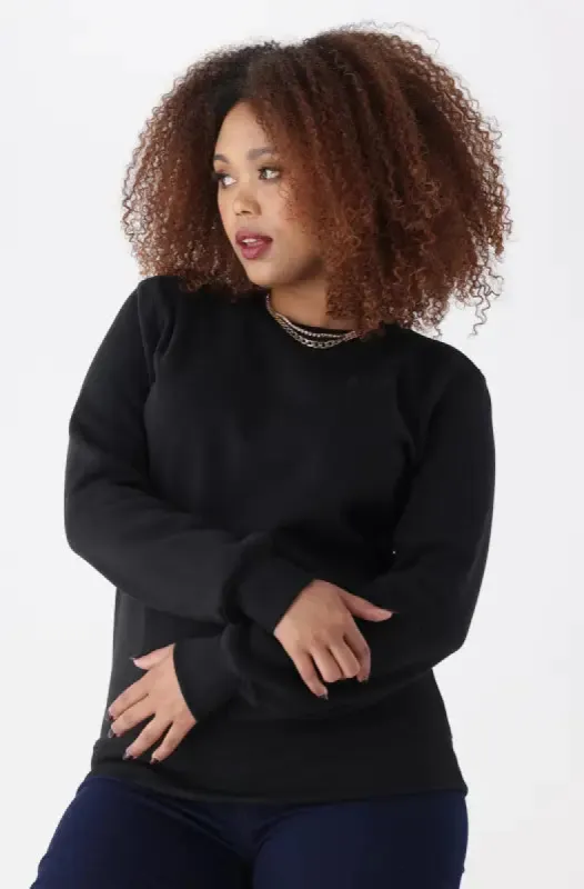 Brooklyn Fleece Crew Neck _ 139290 _ Black sold by Dunns