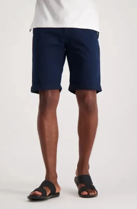 Cardiff Chino Short _ 113480 _ Navy sold by Dunns