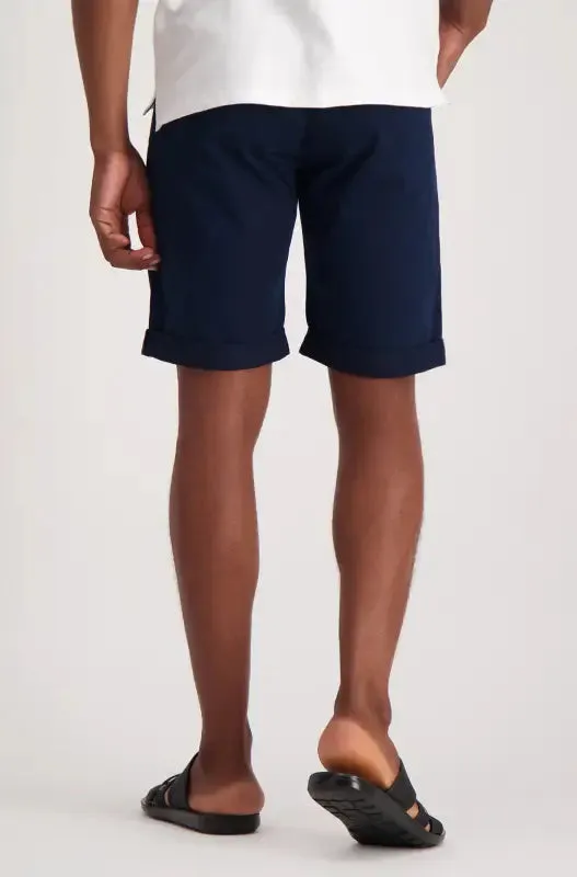 Cardiff Chino Short _ 113480 _ Navy sold by Dunns product image thumbnail 3