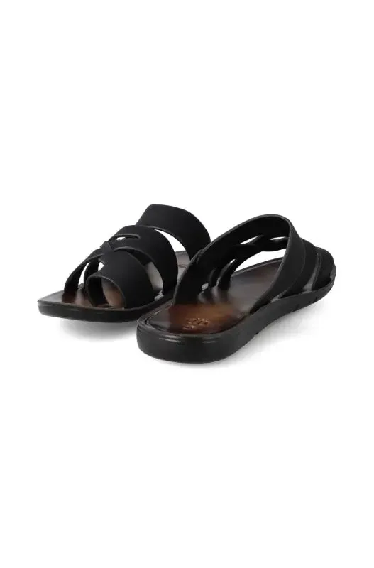 Reggie Push In Sandal _ 130124 _ Black sold by Dunns product image thumbnail 2