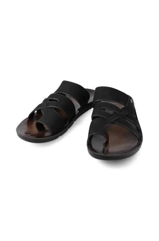 Reggie Push In Sandal _ 130124 _ Black sold by Dunns product image thumbnail 3