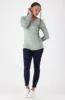Vayla V Neck Tee _ 148940 _ Sage sold by Dunns