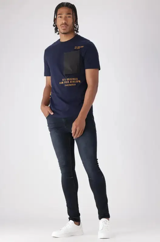 Pinedrop Tee _ 143715 _ Navy sold by Dunns product image thumbnail 4