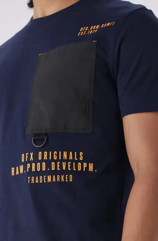 Pinedrop Tee _ 143715 _ Navy sold by Dunns product image thumbnail 3