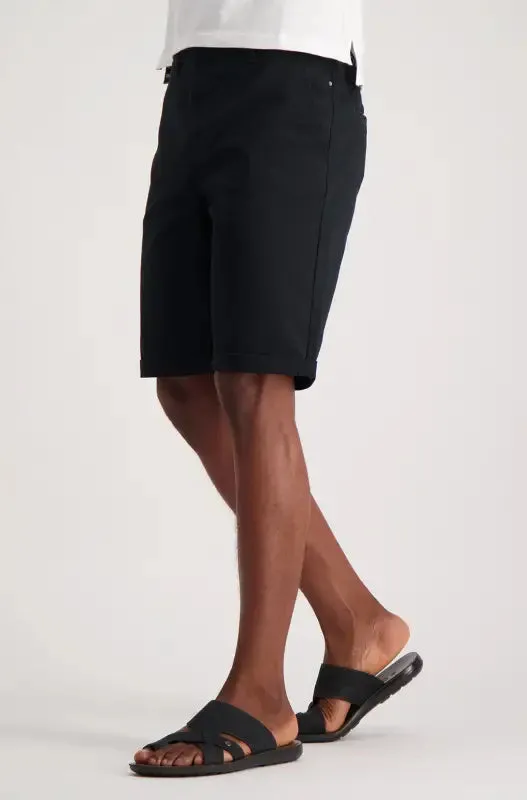 Cardiff Chino Short _ 114870 _ Black sold by Dunns product image thumbnail 2