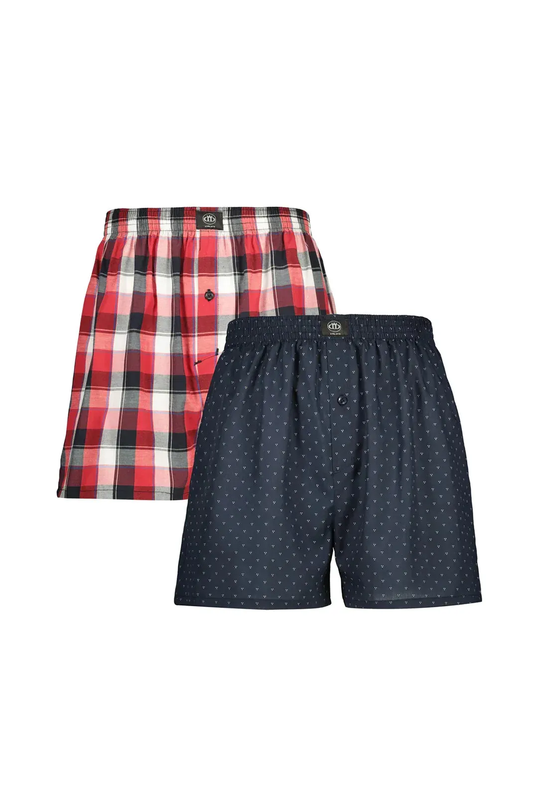 Ace Woven Boxers - 2 Pack _ 117737 _ Red sold by Dunns product image thumbnail 4